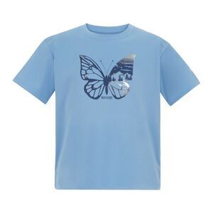 Regatta Childrens/Kids Aria Butterfly T-Shirt / Denim Blue